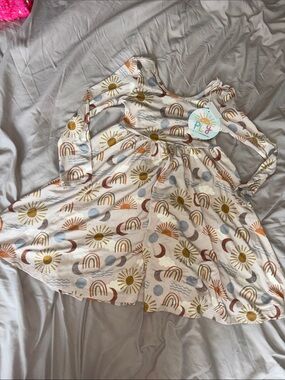 NWT Little Sleepies Desert Sunrise Long Sleeve Twirl Dress